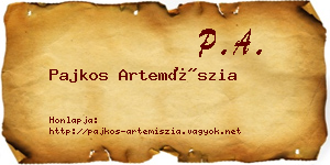 Pajkos Artemíszia névjegykártya